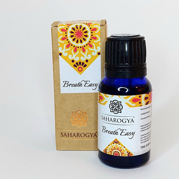 Saharogya Breath Easy tuoksuöljysekoitus | ayurvedinen eteerinen öljy